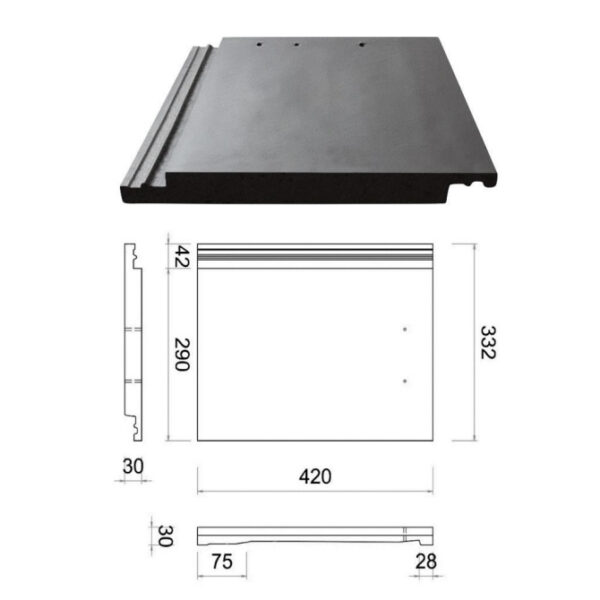 Marley Modern Concrete Interlocking Roof Tile