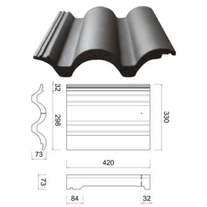 Marley Monarch Concrete Interlocking Roof Tile