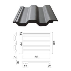 Marley Homestead Concrete Interlocking Roof Tile